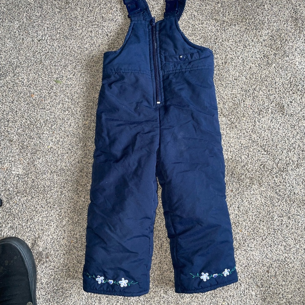 Girls snow bibs